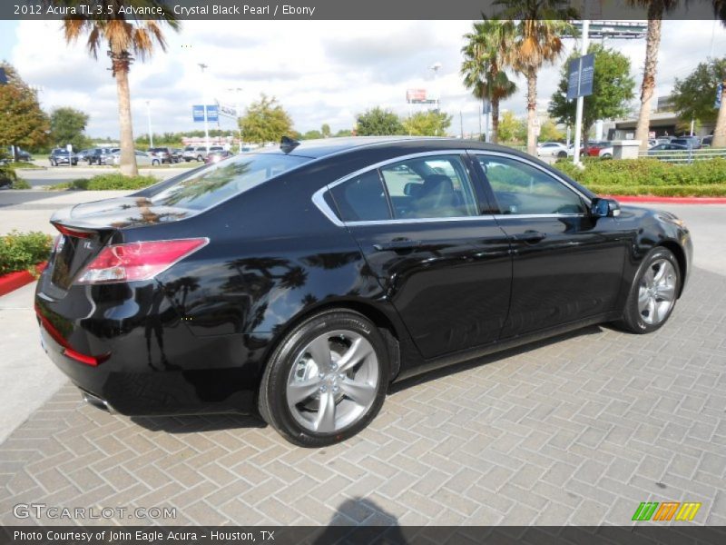 Crystal Black Pearl / Ebony 2012 Acura TL 3.5 Advance