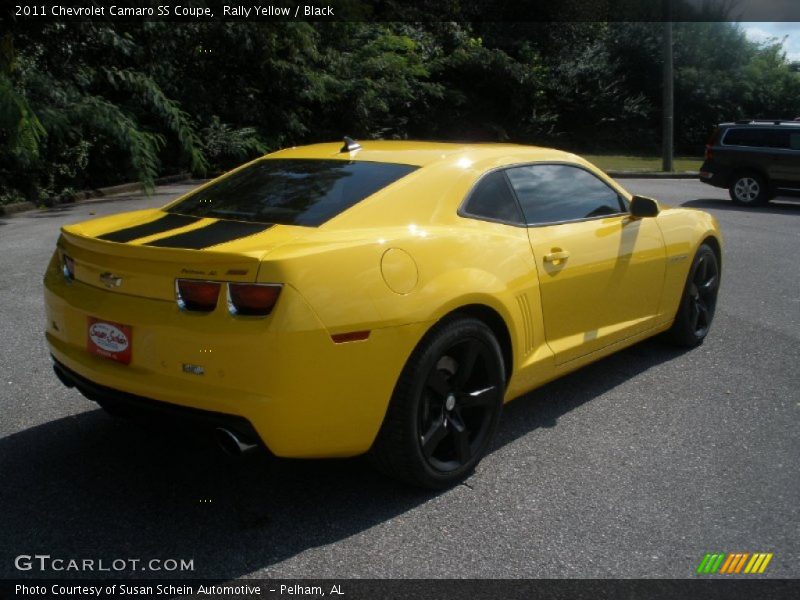 Rally Yellow / Black 2011 Chevrolet Camaro SS Coupe