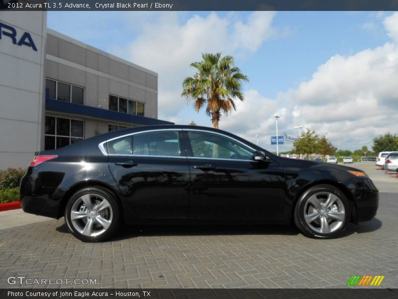 Crystal Black Pearl / Ebony 2012 Acura TL 3.5 Advance