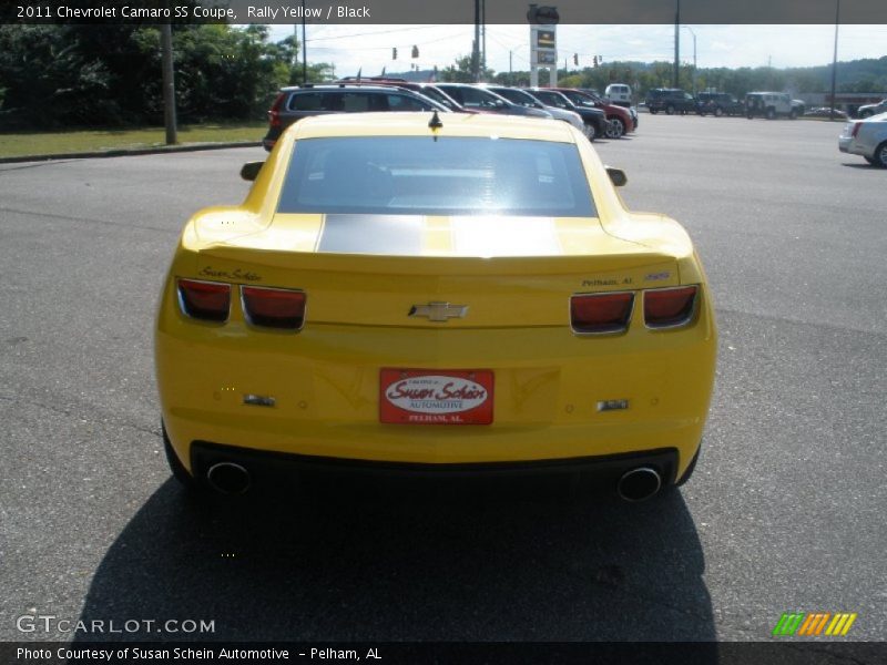 Rally Yellow / Black 2011 Chevrolet Camaro SS Coupe