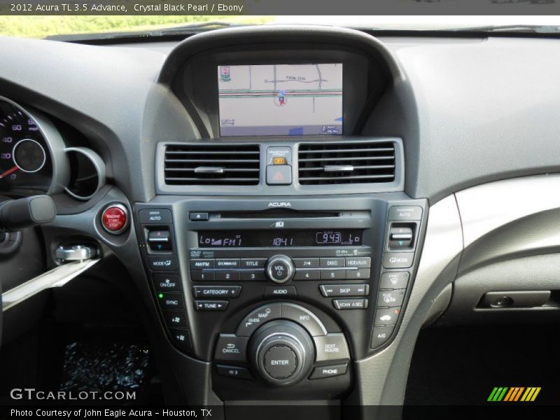 Crystal Black Pearl / Ebony 2012 Acura TL 3.5 Advance