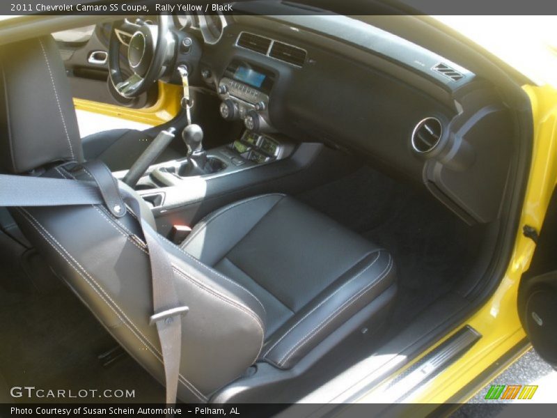 Rally Yellow / Black 2011 Chevrolet Camaro SS Coupe
