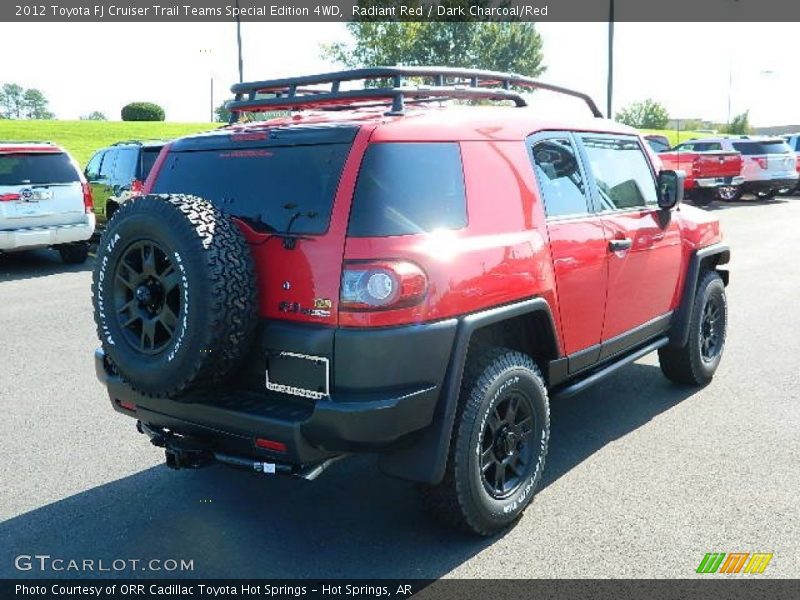 Radiant Red / Dark Charcoal/Red 2012 Toyota FJ Cruiser Trail Teams Special Edition 4WD