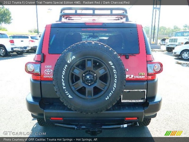 Radiant Red / Dark Charcoal/Red 2012 Toyota FJ Cruiser Trail Teams Special Edition 4WD