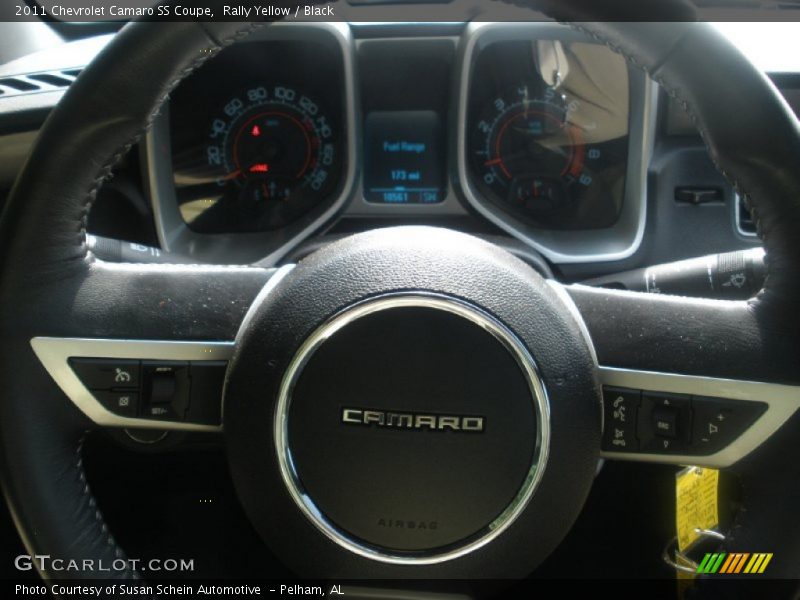 Rally Yellow / Black 2011 Chevrolet Camaro SS Coupe