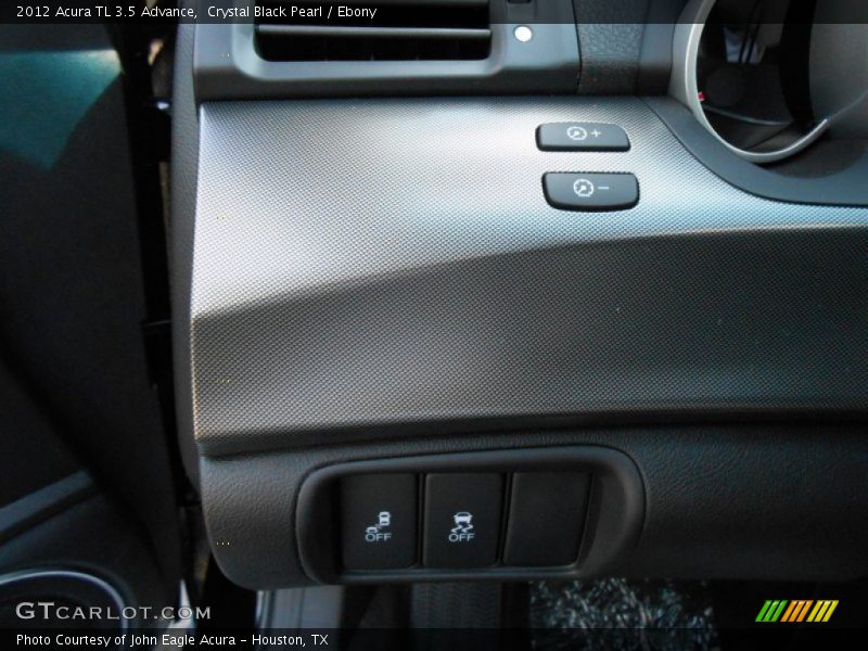 Crystal Black Pearl / Ebony 2012 Acura TL 3.5 Advance