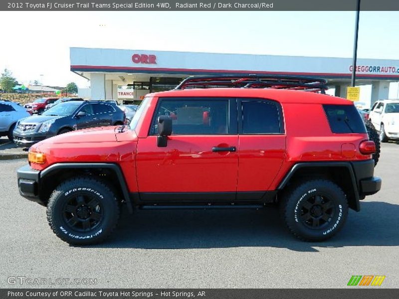 Radiant Red / Dark Charcoal/Red 2012 Toyota FJ Cruiser Trail Teams Special Edition 4WD