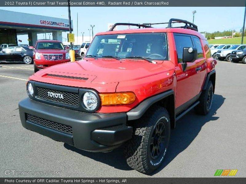 Radiant Red / Dark Charcoal/Red 2012 Toyota FJ Cruiser Trail Teams Special Edition 4WD