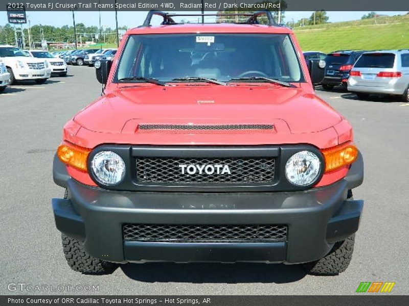 Radiant Red / Dark Charcoal/Red 2012 Toyota FJ Cruiser Trail Teams Special Edition 4WD