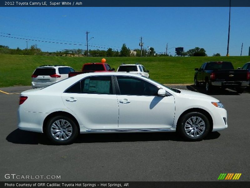Super White / Ash 2012 Toyota Camry LE
