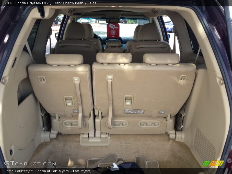 Dark Cherry Pearl / Beige 2010 Honda Odyssey EX-L