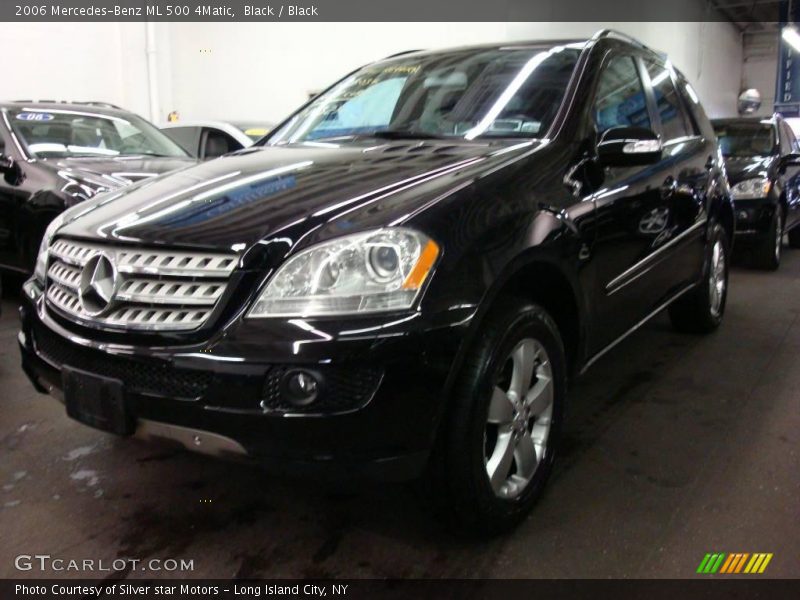 Black / Black 2006 Mercedes-Benz ML 500 4Matic