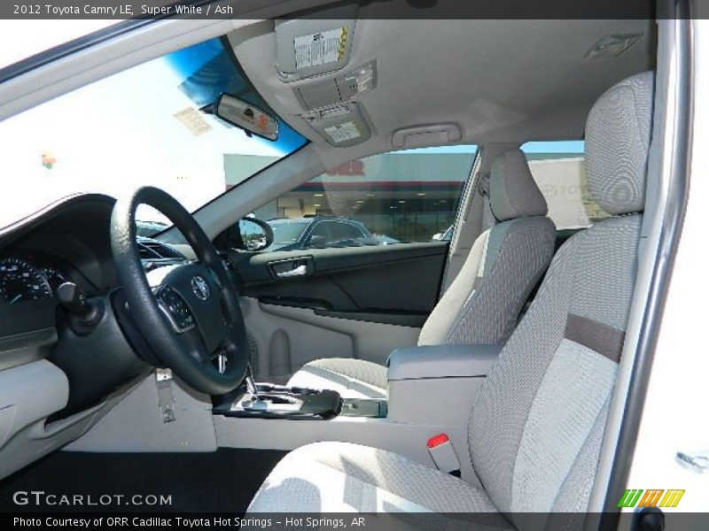 Super White / Ash 2012 Toyota Camry LE