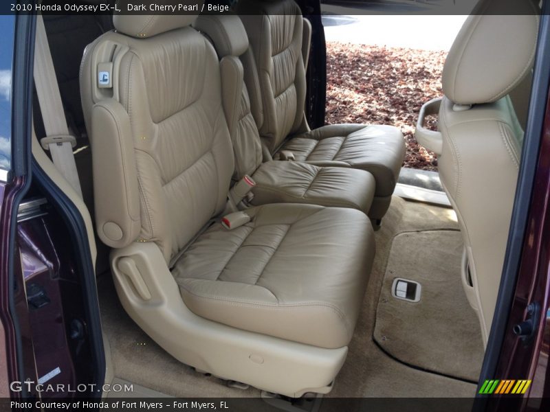 Dark Cherry Pearl / Beige 2010 Honda Odyssey EX-L