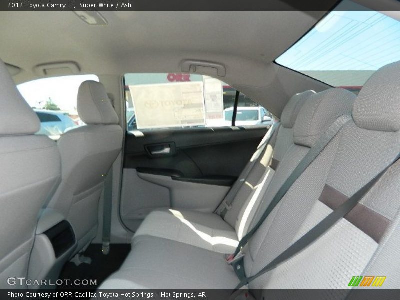 Super White / Ash 2012 Toyota Camry LE