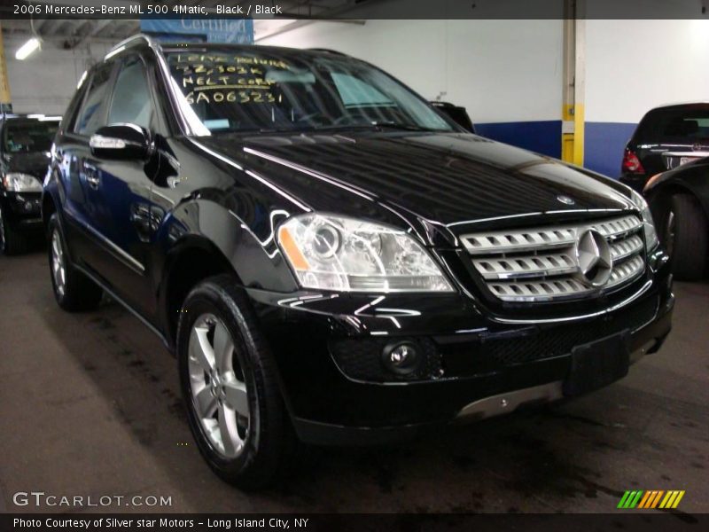 Black / Black 2006 Mercedes-Benz ML 500 4Matic
