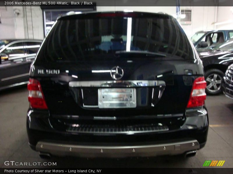 Black / Black 2006 Mercedes-Benz ML 500 4Matic