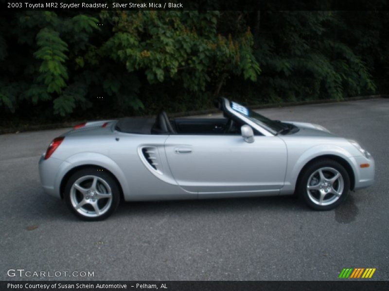 Silver Streak Mica / Black 2003 Toyota MR2 Spyder Roadster