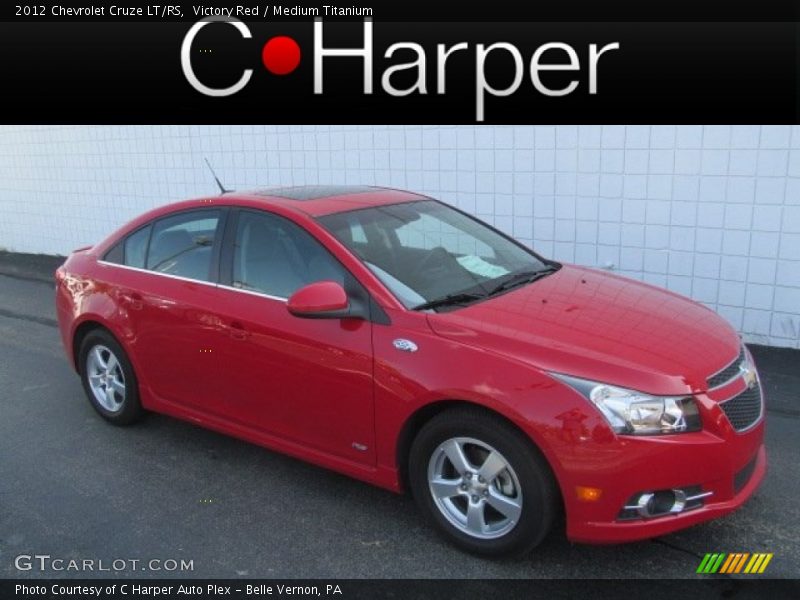 Victory Red / Medium Titanium 2012 Chevrolet Cruze LT/RS