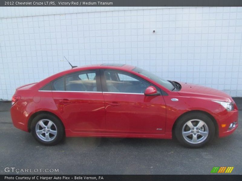 Victory Red / Medium Titanium 2012 Chevrolet Cruze LT/RS
