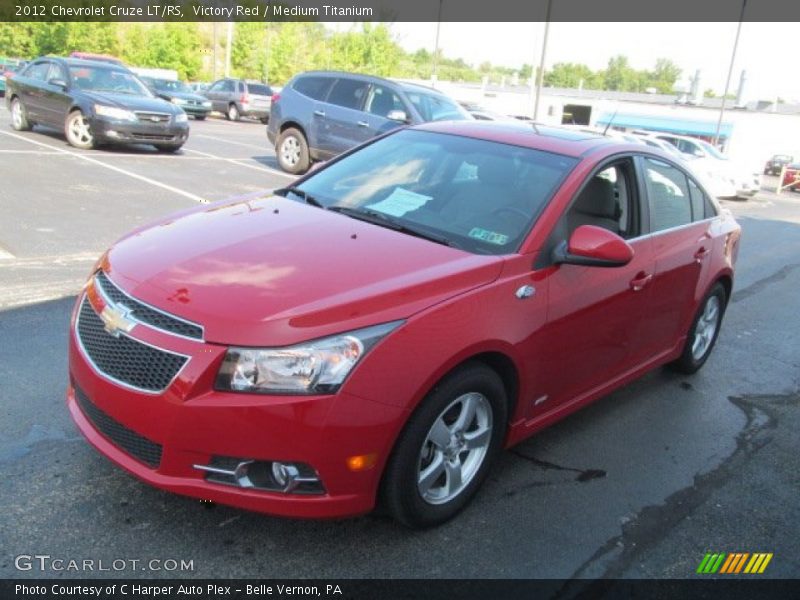 Victory Red / Medium Titanium 2012 Chevrolet Cruze LT/RS