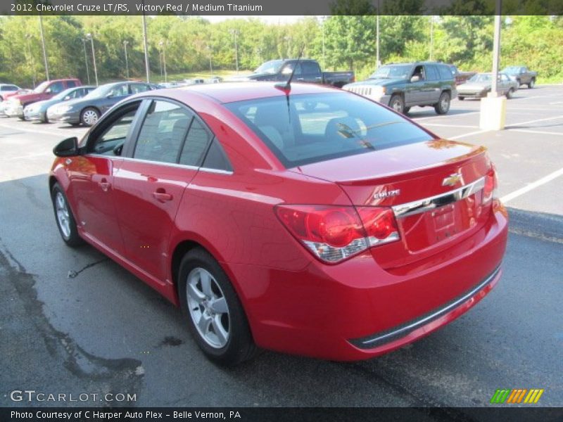 Victory Red / Medium Titanium 2012 Chevrolet Cruze LT/RS