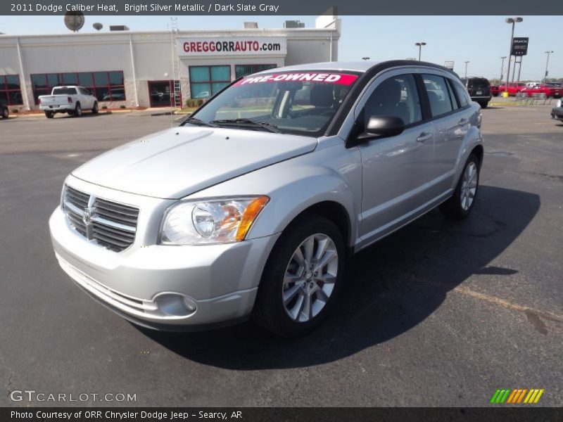 Bright Silver Metallic / Dark Slate Gray 2011 Dodge Caliber Heat