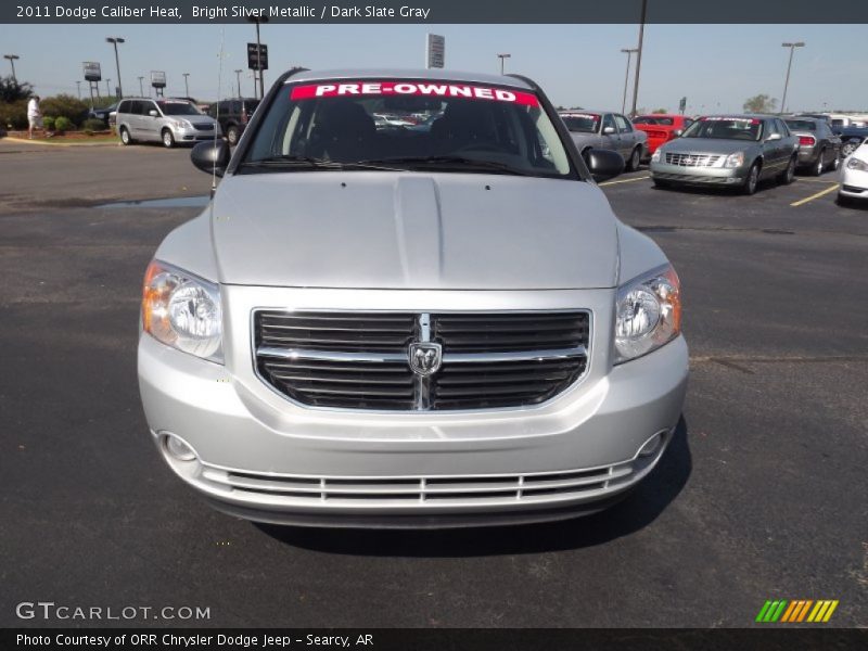 Bright Silver Metallic / Dark Slate Gray 2011 Dodge Caliber Heat