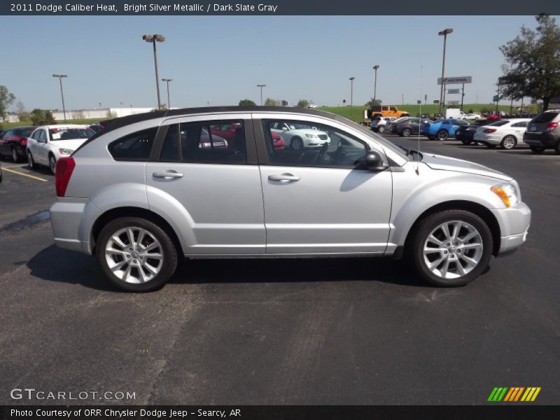 Bright Silver Metallic / Dark Slate Gray 2011 Dodge Caliber Heat