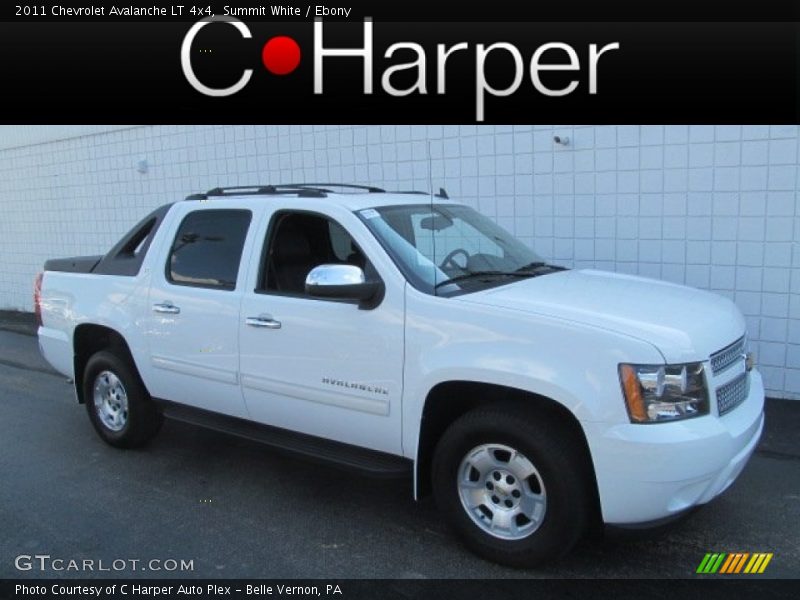 Summit White / Ebony 2011 Chevrolet Avalanche LT 4x4