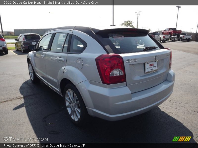 Bright Silver Metallic / Dark Slate Gray 2011 Dodge Caliber Heat