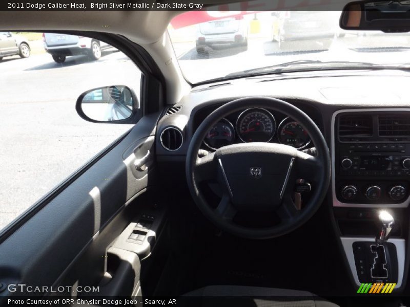 Bright Silver Metallic / Dark Slate Gray 2011 Dodge Caliber Heat