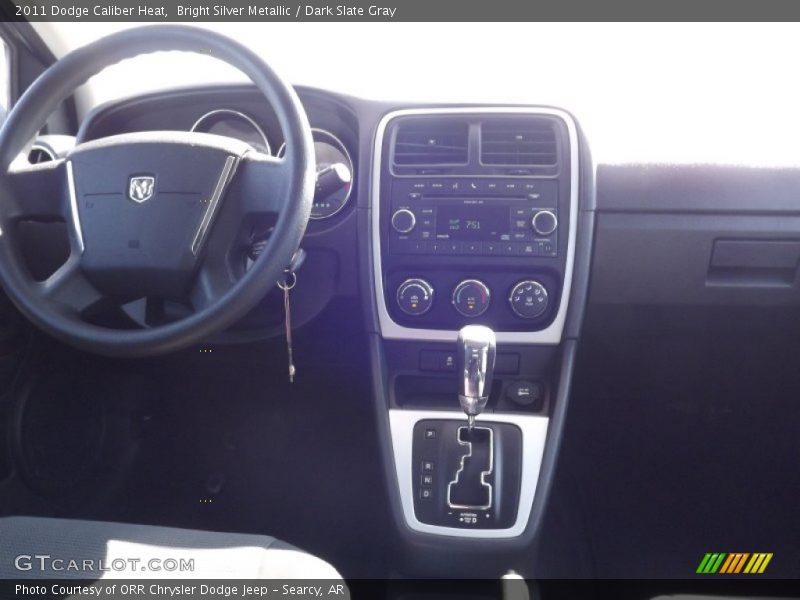 Bright Silver Metallic / Dark Slate Gray 2011 Dodge Caliber Heat