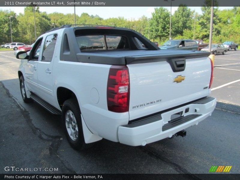 Summit White / Ebony 2011 Chevrolet Avalanche LT 4x4