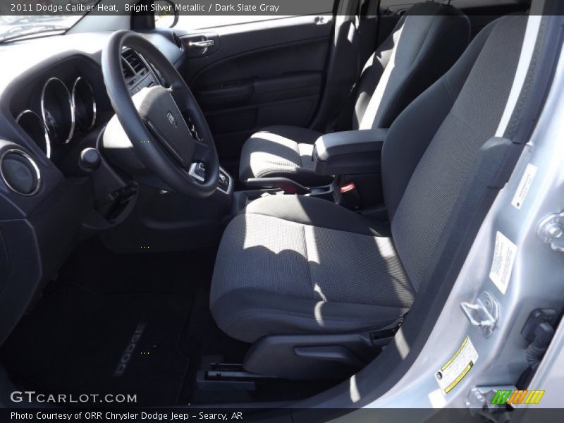 Bright Silver Metallic / Dark Slate Gray 2011 Dodge Caliber Heat