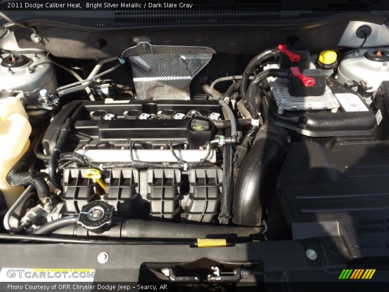 Bright Silver Metallic / Dark Slate Gray 2011 Dodge Caliber Heat