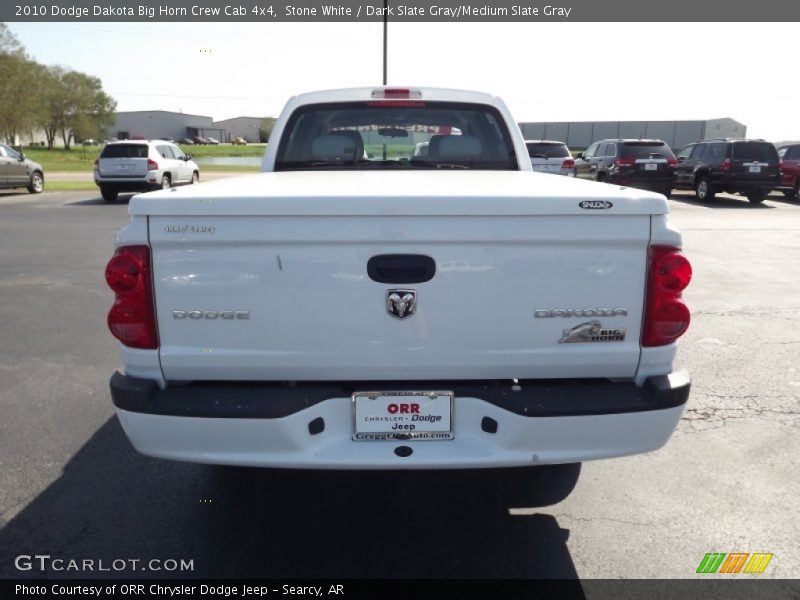 Stone White / Dark Slate Gray/Medium Slate Gray 2010 Dodge Dakota Big Horn Crew Cab 4x4