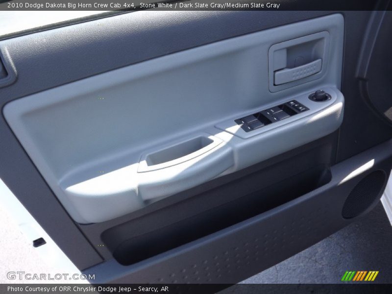 Stone White / Dark Slate Gray/Medium Slate Gray 2010 Dodge Dakota Big Horn Crew Cab 4x4