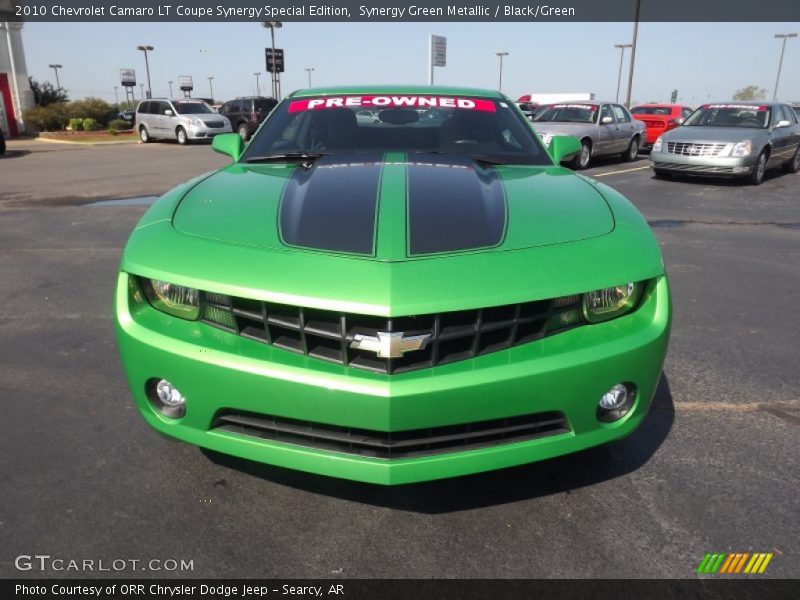 Synergy Green Metallic / Black/Green 2010 Chevrolet Camaro LT Coupe Synergy Special Edition