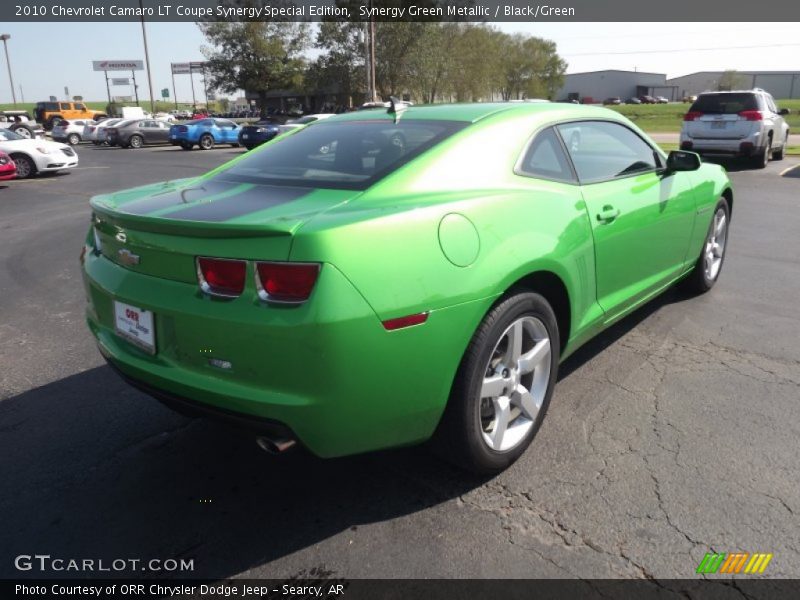 Synergy Green Metallic / Black/Green 2010 Chevrolet Camaro LT Coupe Synergy Special Edition