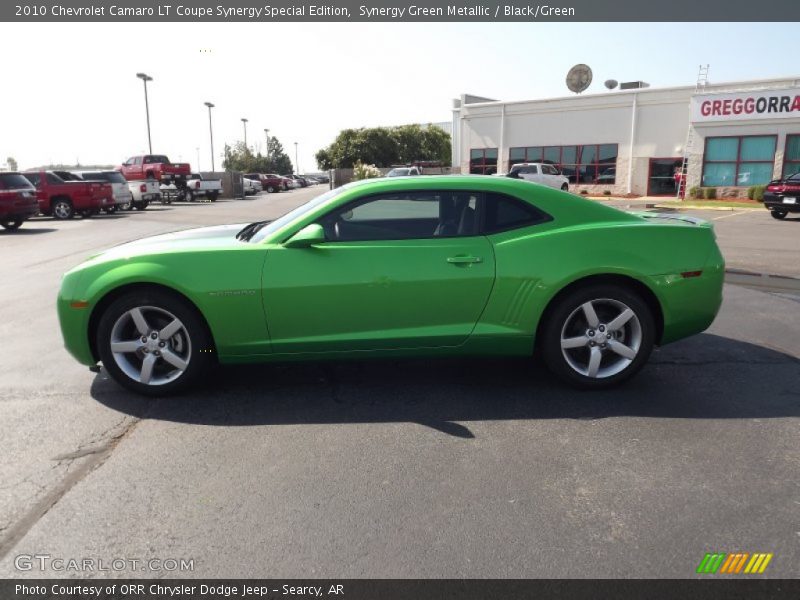 Synergy Green Metallic / Black/Green 2010 Chevrolet Camaro LT Coupe Synergy Special Edition