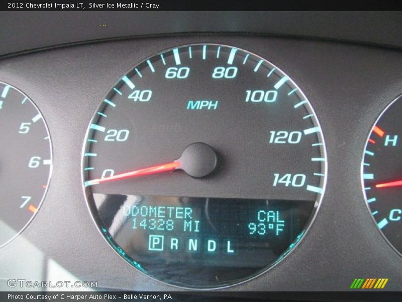 Silver Ice Metallic / Gray 2012 Chevrolet Impala LT