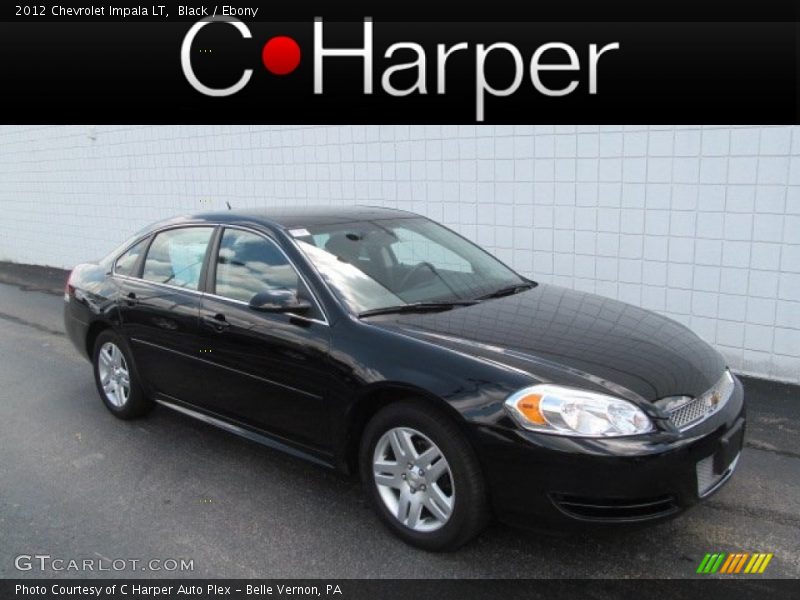 Black / Ebony 2012 Chevrolet Impala LT