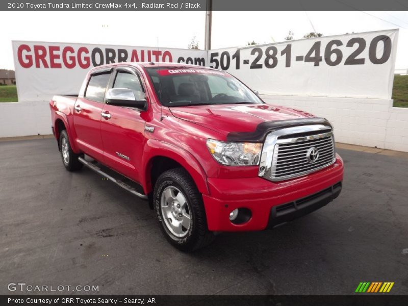 Radiant Red / Black 2010 Toyota Tundra Limited CrewMax 4x4