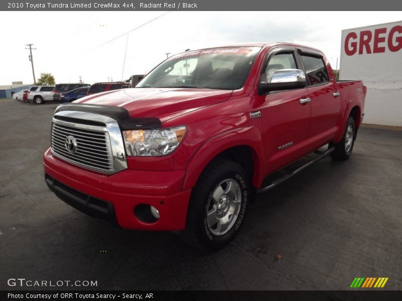 Radiant Red / Black 2010 Toyota Tundra Limited CrewMax 4x4