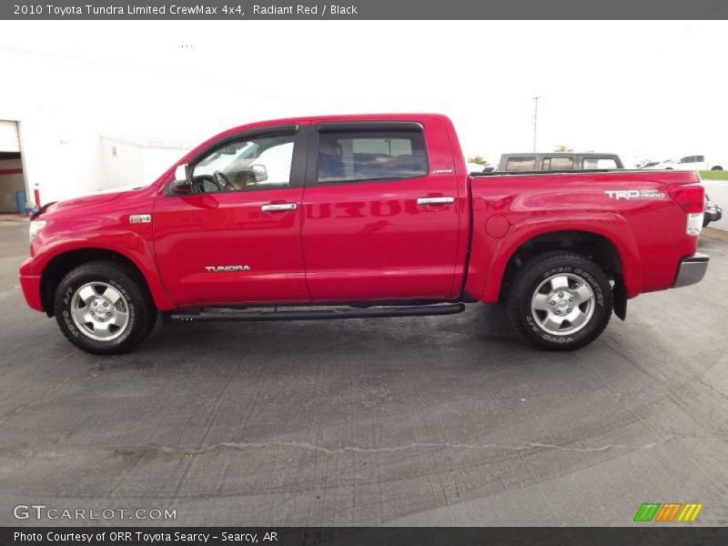 Radiant Red / Black 2010 Toyota Tundra Limited CrewMax 4x4