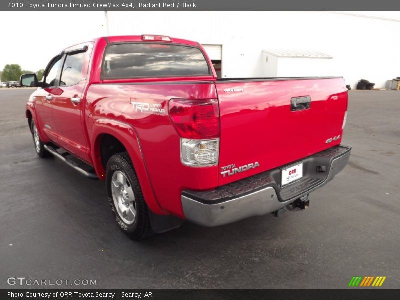 Radiant Red / Black 2010 Toyota Tundra Limited CrewMax 4x4