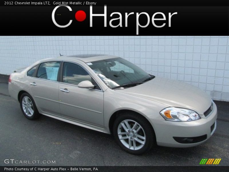 Gold Mist Metallic / Ebony 2012 Chevrolet Impala LTZ