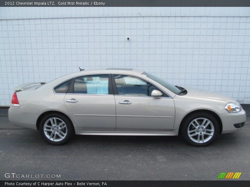 Gold Mist Metallic / Ebony 2012 Chevrolet Impala LTZ