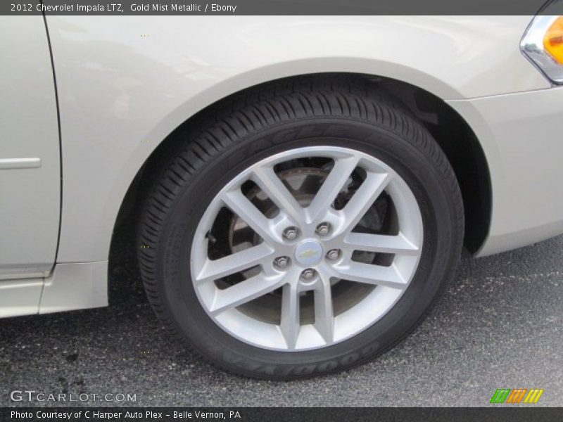 Gold Mist Metallic / Ebony 2012 Chevrolet Impala LTZ